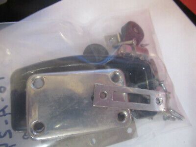 LOCK HINGES ETC OLYMPUS JAPAN MICROSCOPE PART WITHOUT KEY AS PICTURED &P8-A-24