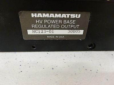 OPTICAL HAMAMATSU PHOTOMULTIPLIER + POWER BASE NICE LASER OPTICS AS IS BIN#TA-2B