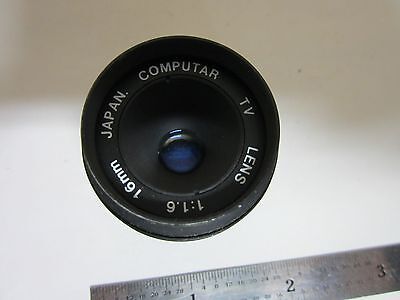 MICROSCOPE PART TV LENS VIDEO CAMERA COMPUTAR JAPAN OPTICS BIN#G4-60