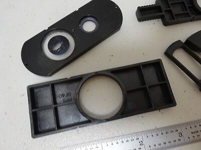 FOR PARTS MICROSCOPE EMPTY SLIDES FRAMES NIKON LEITZ for OPTICS AS IS BN#M8-C-15