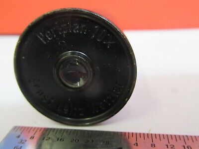 ANTIQUE ERNST LEITZ WETZLAR 10X EYEPIECE PERIPLAN MICROSCOPE PART AS PIC 4B-A-54