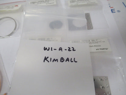 KIMBALL PHYSICS eV PARTS LOT HIGH VACUUM RATED AS PICTURED  #W1-A-22