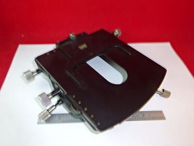 WILD M21 SWISS POL STAGE ROTATABLE TABLE MICROSCOPE PART OPTICS AS IS &87-09