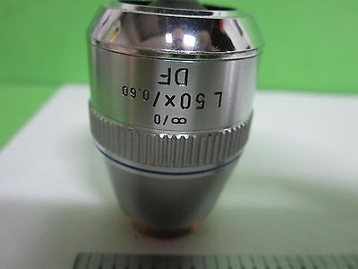 LEICA LEITZ OPTICAL MICROSCOPE PART OBJECTIVE L 50X DF OPTICS BN#T2-29 ERGOLUX