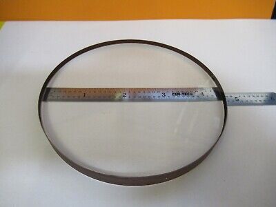 OPTICAL LARGE LENS PLANO CONCAVE 4.5" DIA GLASS OPTICS AS PICTURED &FT-6-222