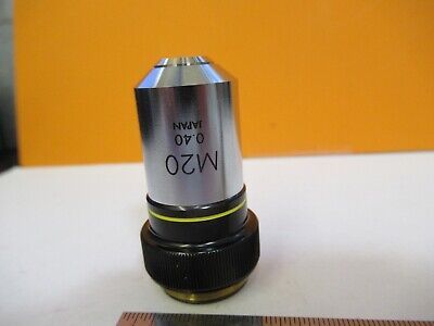 OLYMPUS JAPAN OBJECTIVE M20 OPTICS MICROSCOPE PART AS PICTURED &H8-C-25