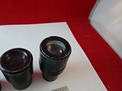 for parts LOT EYEPIECES OPTICAL AO BL MICROSCOPE PART OPTICS AS IS #54-A-12