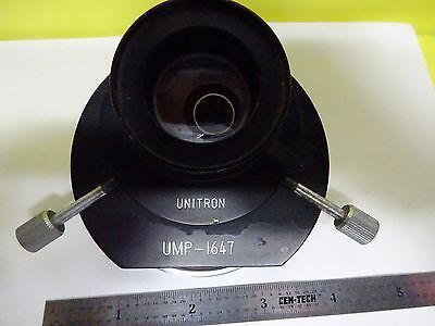 FOR PARTS MICROSCOPE MAGNIFICATION CHANGER + IRIS UNITRON UMP-1647 AS IS B#P7-23