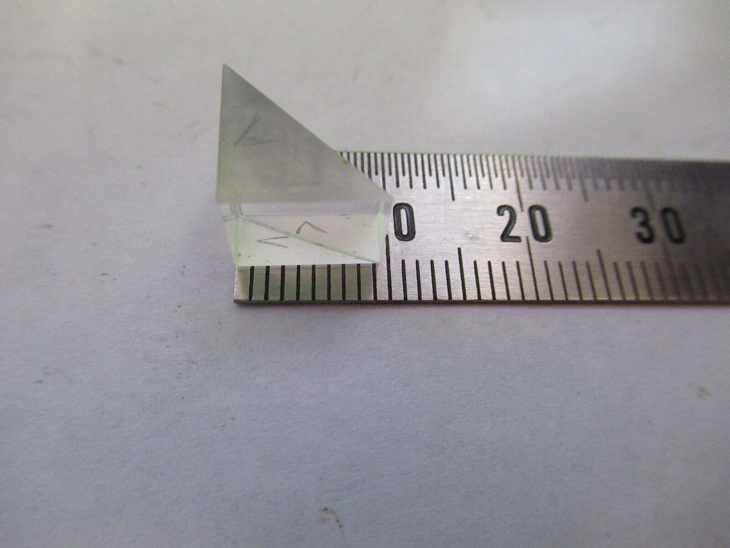 OPTICAL MINI GLASS PRISM OPTICS AS PICTURED &H3-B-49