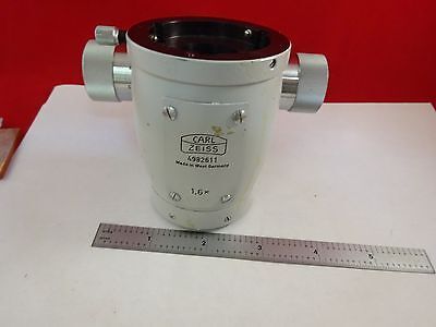 MICROSCOPE PART CARL ZEISS GERMANY 1.6X 4982611 OPTICS AS IS BIN#E2-A-03