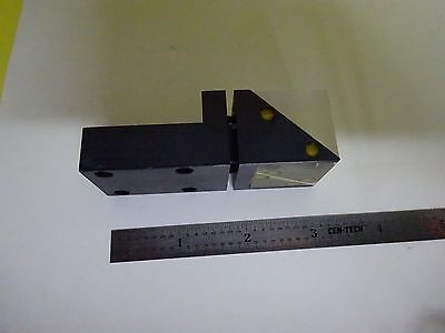 MICROSCOPE PART LEITZ GERMANY PRISM [small chip] MOUNTED OPTICS AS IS BIN#W6-18