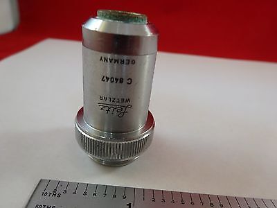 MICROSCOPE PART OBJECTIVE PL 16X [rusty] LEITZ GERMANY OPTICS AS IS BIN#R2-C-04