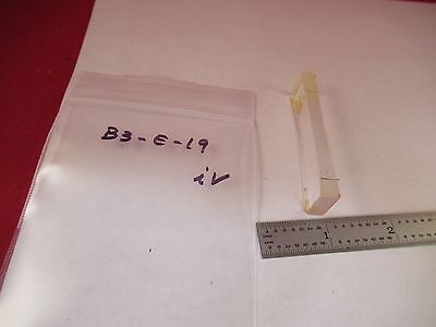 OPTICAL BI CONCAVE RECTANGULAR LENS OPTICS AS IS #B3-E-19