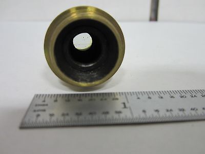 MICROSCOPE PART VINTAGE BRASS OBJECTIVE  LONDON STEWARD BIN#R6-03