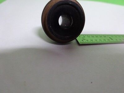 MICROSCOPE PART OLYMPUS M6 OBJECTIVE OPTICS AS IS BIN#72-33