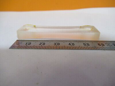 OPTICAL RECTANGULAR BI CONCAVE Bi CC LENS LASER OPTICS AS PICTURED R5-A-83