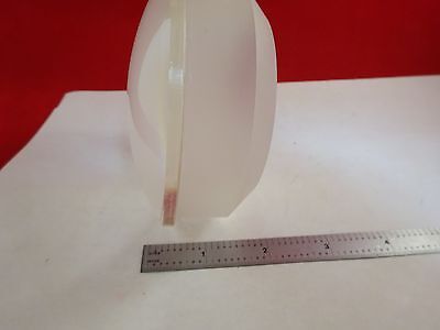 VERY LARGE CONVEX CONCAVE GLASS LENS (needs surface polishing) OPTICS &K7-A-99