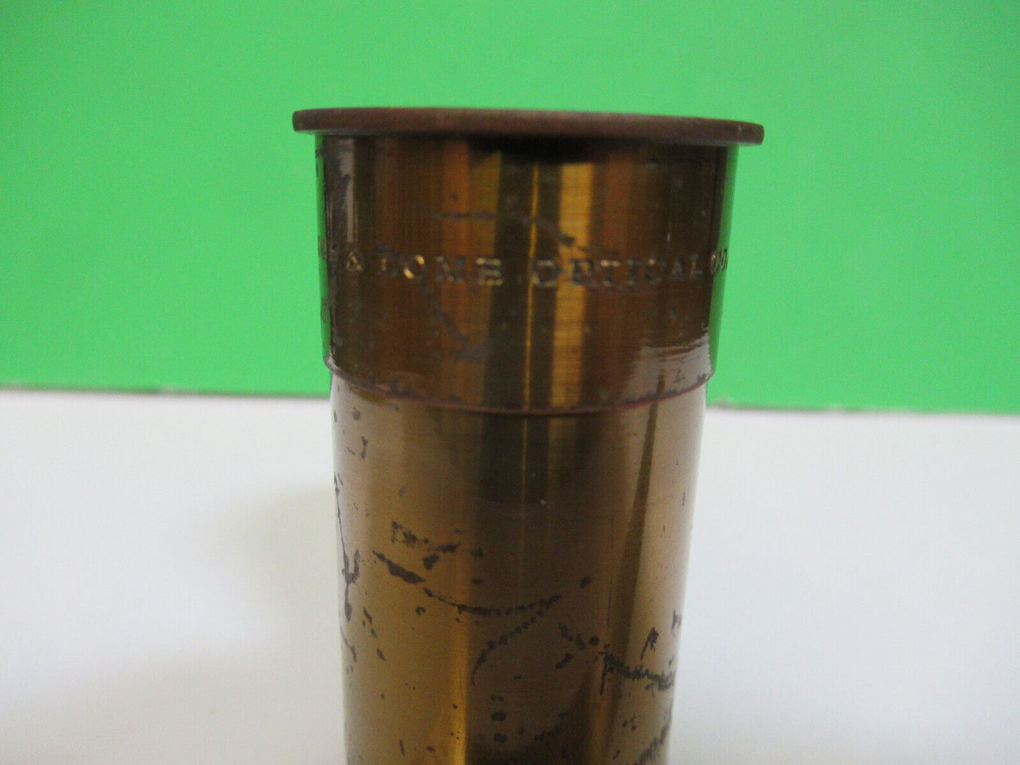 MICROSCOPE PART BAUSCH LOMB ANTIQUE OBJECTIVE CANISTER AS PICTURED &H3-A-08