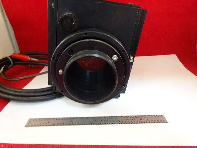 MICROSCOPE PART UNKNOWN MAKER LAMP HOUSING ILLUMINATOR OPTICS AS IS #79-04