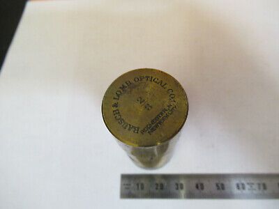 EMPTY BAUSCH LOMB BRASS OBJECTIVE CANISTER MICROSCOPE PART AS PICTURED 8Y-A-120