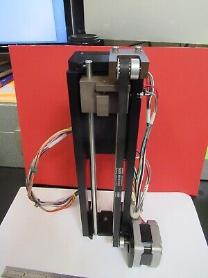 INTERESTING DC MOTOR ASSEMBLY POSITIONING MICROSCOPE PART AS PICTURED &Q1-A-18