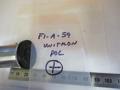 UNITRON JAPAN POL CROSS 10X EYEPIECE OCULAR MICROSCOPE PART AS PICTURED &F1-A-59