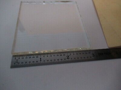 OPTICAL GLASS PLATE 3" x 3" x  3/16" OPTICS GLASS AS PICTURED #F4-A-70