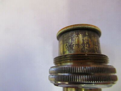 ANTIQUE RARE LEITZ CONDENSER LENS GERMANY MICROSCOPE PART AS PICTURED P9-A-67