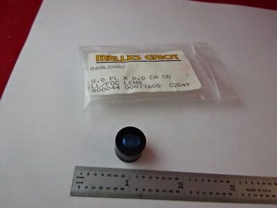 OPTICAL MELLES GRIOT LENS FOC PRECISION LASER OPTICS AS IS #F3-A-05