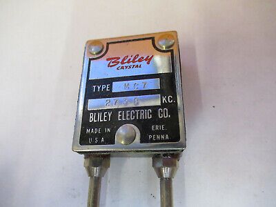 ANTIQUE BLILEY ELECTRIC MC7 QUARTZ CRYSTAL RADIO FREQUENCY  AS PICTURED &P9-A-96