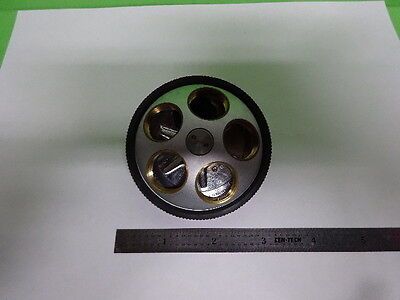 MICROSCOPE PART NIKON  JAPAN NOSEPIECE AS IS #H1-B-04