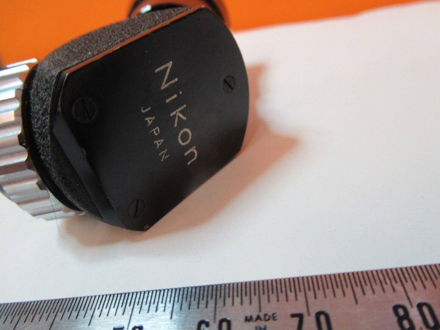 RARE NIKON JAPAN ELBOW EYEPIECE 90dg MICROSCOPE PART OPTICS AS PICTURED &14-B-67