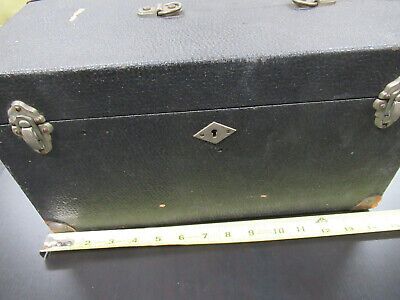 EMPTY WOOD CABINET for ANTIQUE BAUSCH LOMB MICROSCOPE PART AS PICTURED &TC5 C