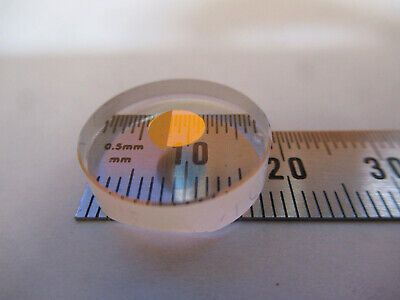 OPTICAL HP HEWLETT PACKARD SILICA COATED LENS LASER OPTICS AS PICTURED R5-A-65