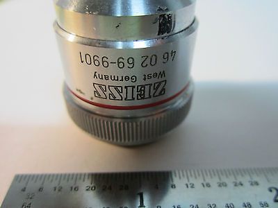 OPTICAL MICROSCOPE OBJECTIVE ZEISS GERMANY HD EPIPLAN 4X OPTICS BIN#AXIO