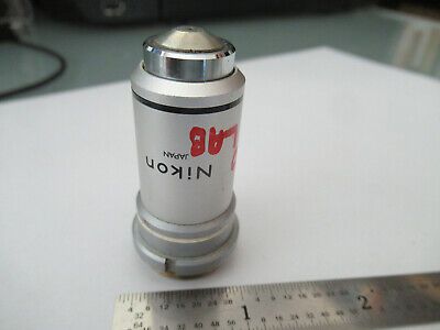 NIKON JAPAN 100X OBJECTIVE LENS MICROSCOPE PART OPTICS AS PICTURED &4B-FT-31