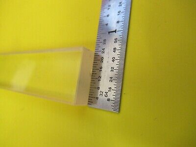 OPTICAL LARGE VERY LONG BAR GLASS BK7 PLANO OPTICS AS PICTURED &FT-6-121