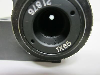 MICROSCOPE PART BEAM EXPANDER 21876 1X65 OPTICS AS IS BIN#H6-25