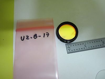 MICROSCOPE PART OPTICAL FILTER OPTICS AS IS BIN#U2-B-17