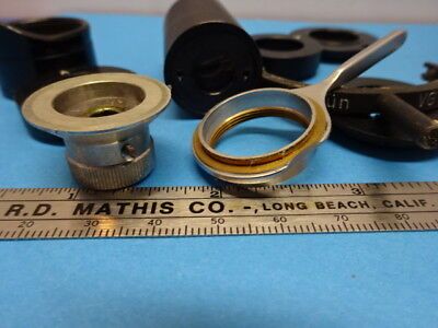 LOT OF ACCESSORIES for MICROSCOPE PARTS AS IS &90-A-22