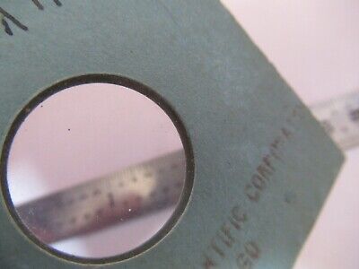 OPTICAL FILTER L293 Hg 1/4 LAMBDA RETARDATION OPTICS AS PICTURED &A3-B-13