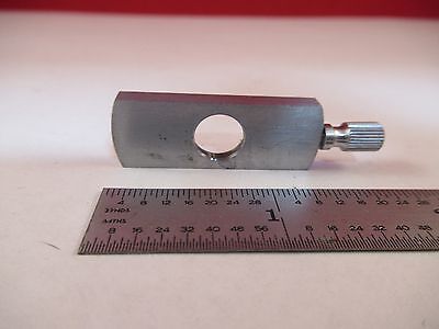 FOR PARTS SLIDE LAMBDA EMPTY 1/4 WAVE MICROSCOPE PART OPTICS AS IS &A8-A-16