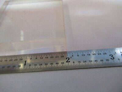 OPTICAL GLASS BLOCK  2" x 2" x 0.5"  OPTICS AS PICTURED &B1-A-78