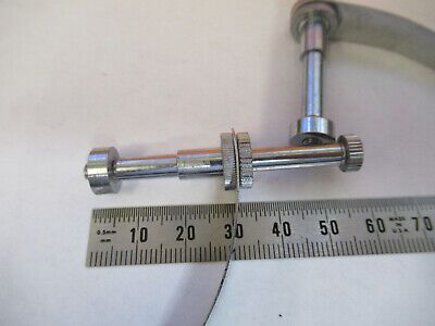 PAIR of CLIPS STAGE MICROSCOPE PART AS PICTURED &H1-B-28