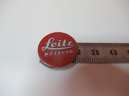 LEITZ WEZTLAR GERMANY ALUMINUM LOGO MICROSCOPE PART AS PICTURED &14-B-25