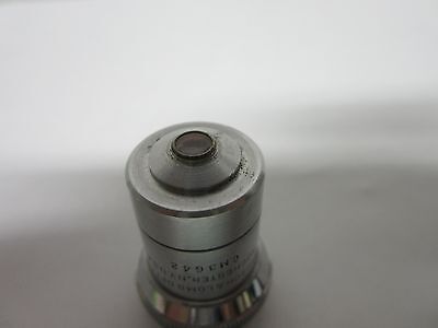 OPTICAL MICROSCOPE OBJECTIVE BAUSCH LOMB 10X OPTICS BIN#3K-P-18