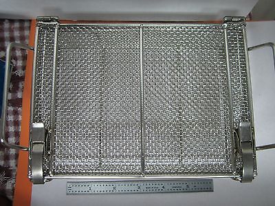 STAINLESS STEEL MESH CONTAINER CLEANING LASER OPTICS  BIN#A3-SQ