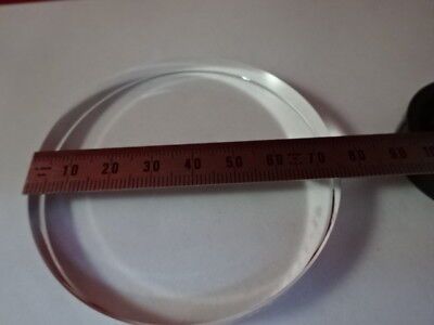 OPTICAL FLAT WYKO FUSED SILICA 75mm DIA UNCOATED 1/10 wave LASER OPTICS &6-A-55