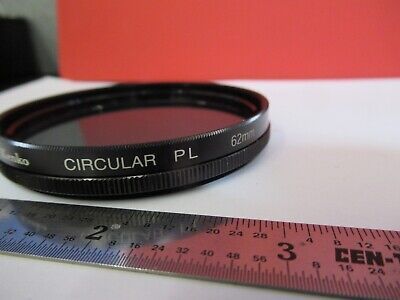 OPTICAL POLARIZER KENKO 63mm CIRCULAR PL OPTICS AS PICTURED &4B-A-32