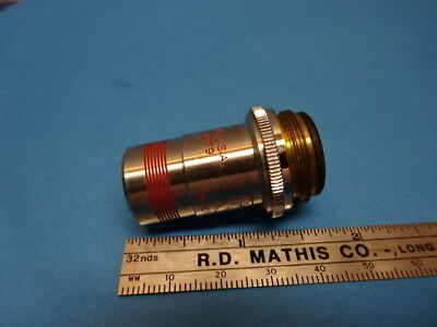 MICROSCOPE PART OPTICAL OBJECTIVE SPENCER AO 100X AMERICAN OPTICS AS IS #90-48